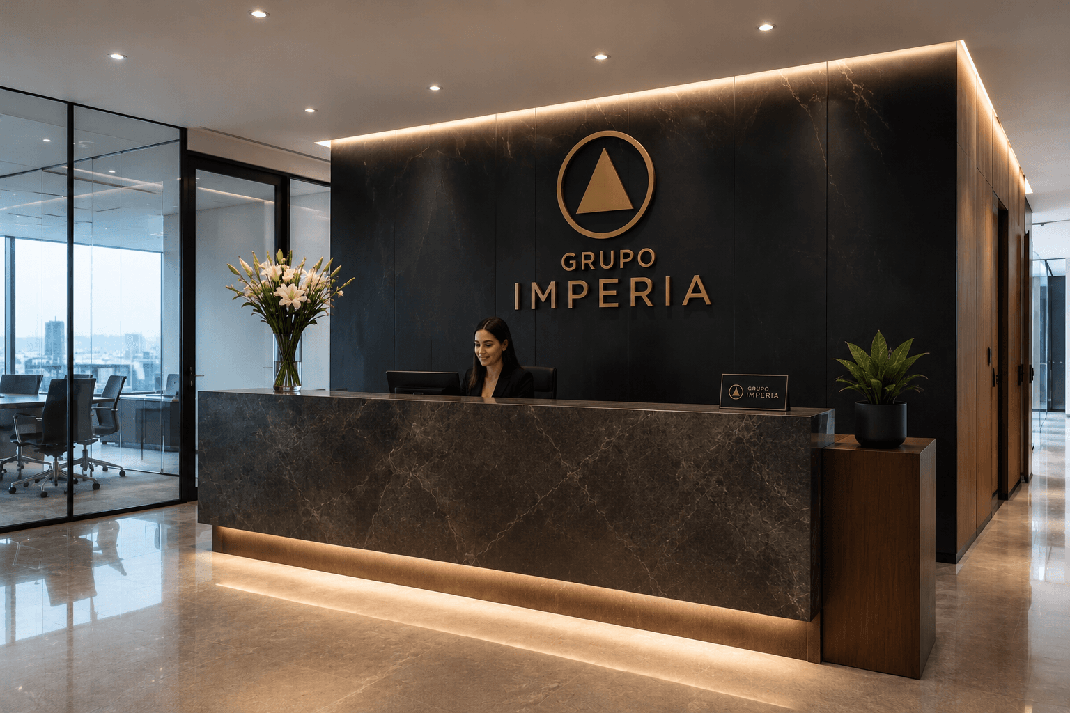 Recepción corporativa Grupo Imperia